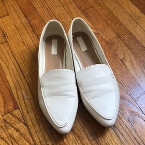 White loafers